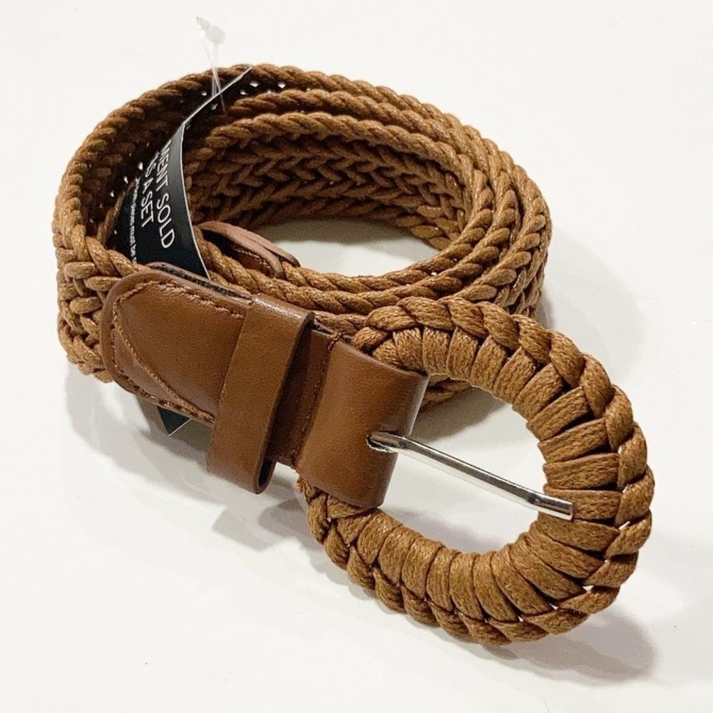 Venus Braided brown belt Size Small NWT